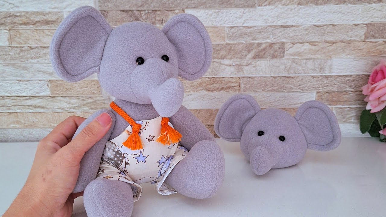 Faça em menos de 30 minutos, uma peça indispensável pra decoração quarto de bebê COMO FAZER ELEFANTE