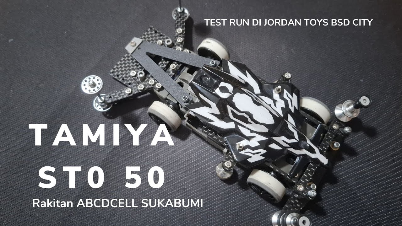 TEST RUN TAMIYA STO 50 DI TRACK JORDAN TOYS QBIG BSD CITY TANGERANG RAKITAN ABCDCELL SUKABUMI