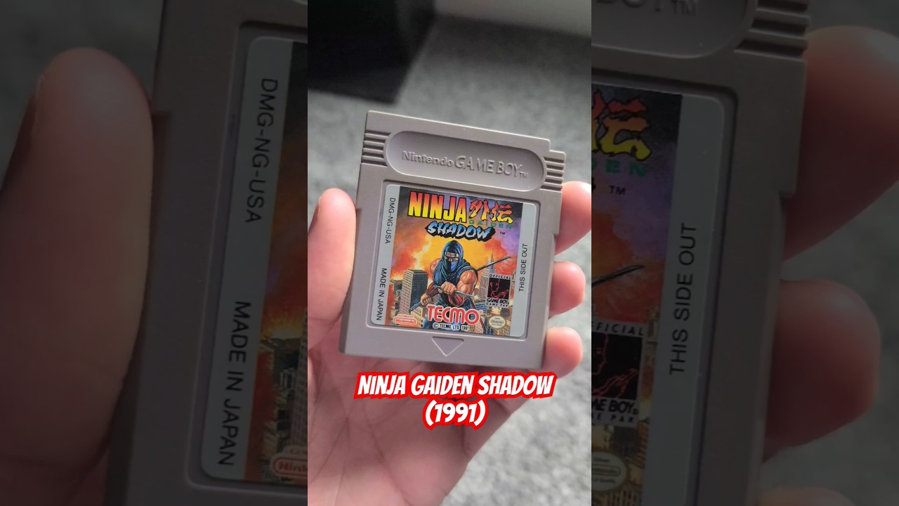 Ninja Gaiden Shadow | Game Boy #ninjagaiden #tecmo #nintendo #gameboy #retrogaming #nintendogameboy