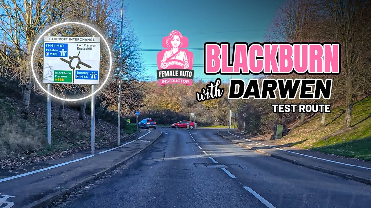 Blackburn with Darwen #driving #test route #fyp Driving Lessons Blackburn 