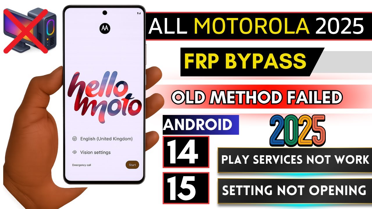 How To Bypass Frp Lock On Motorola Phone 2025 Without PC | Android 14/15