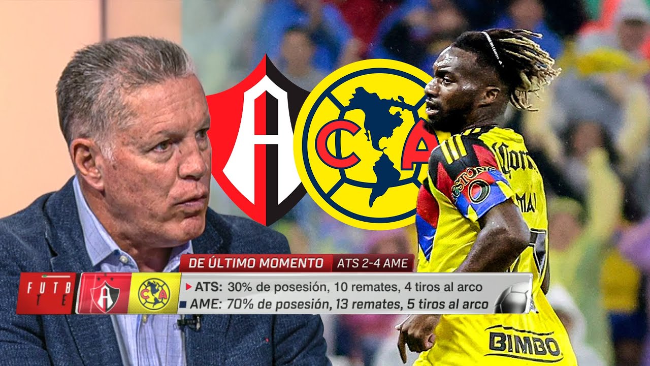 Maximin MARCA GOLAZO y America REMONTA 4-2 vs Atlas con Arbitraje POLEMICO y Penales MAL MARCADOS