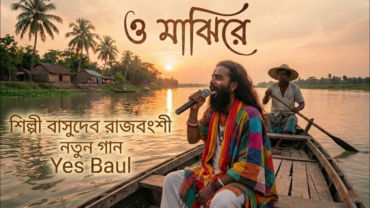 পল্লীগীতি সম্রাট বাসুদেব রাজবংশীর কালজয়ী গান— ও মাঝিরে #বাউল_গান #song #folkgaan #baulgaan