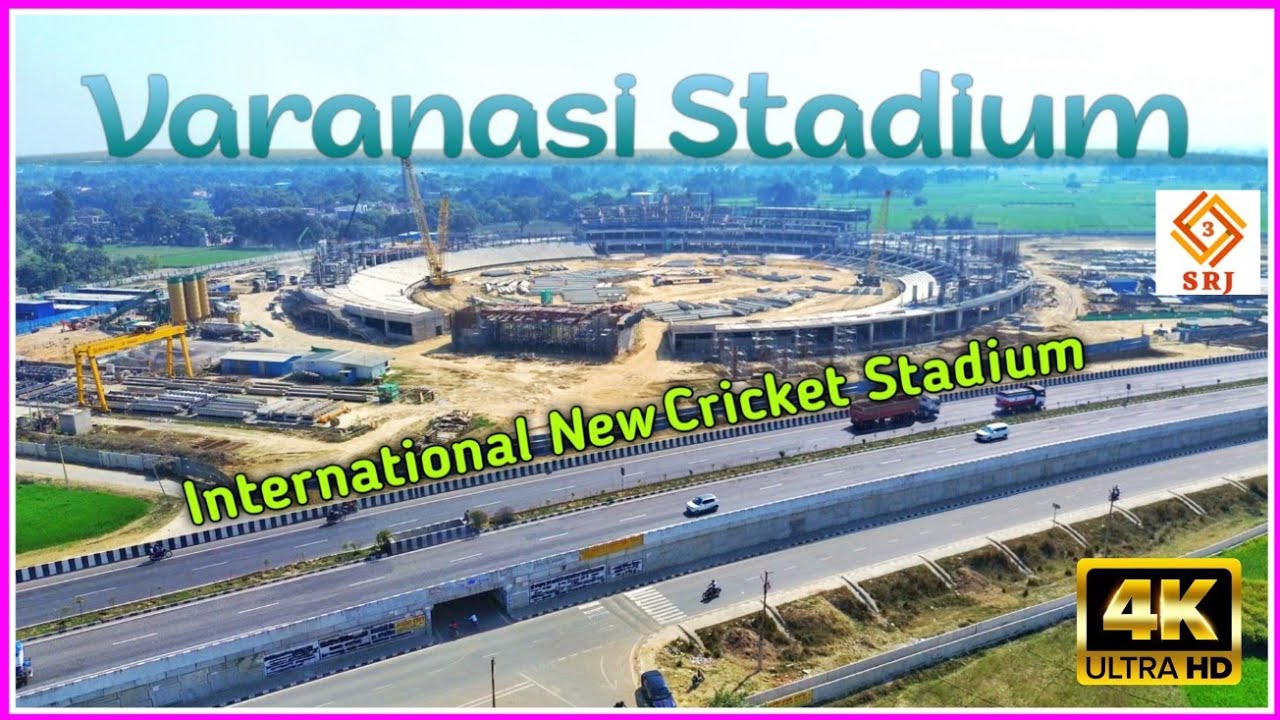India's First International Cricket Stadium on Mahadev's Theme in Varanasi Development | Drone SRJ