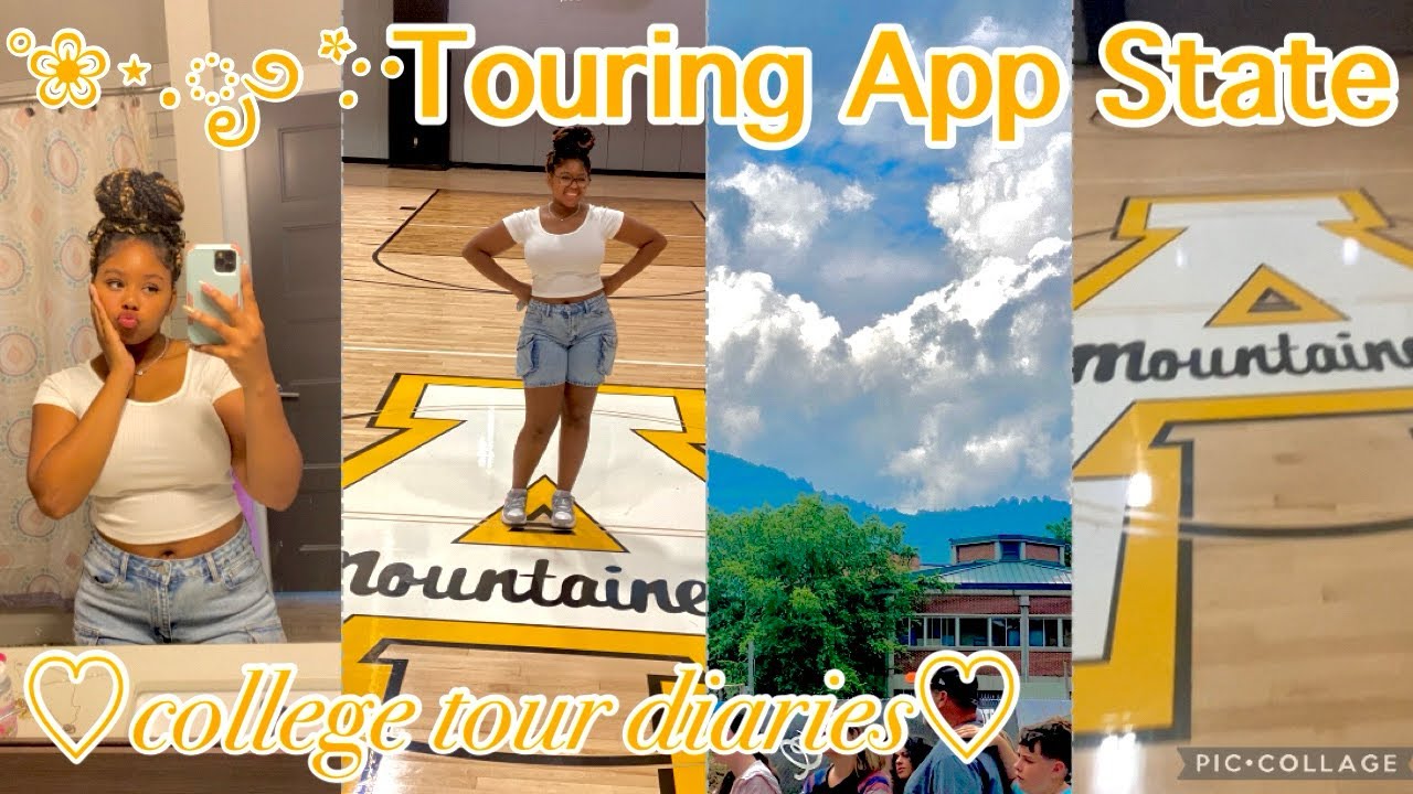 Come Tour App State w/ Me!!!💛🖤|| college tour diaries ep 2