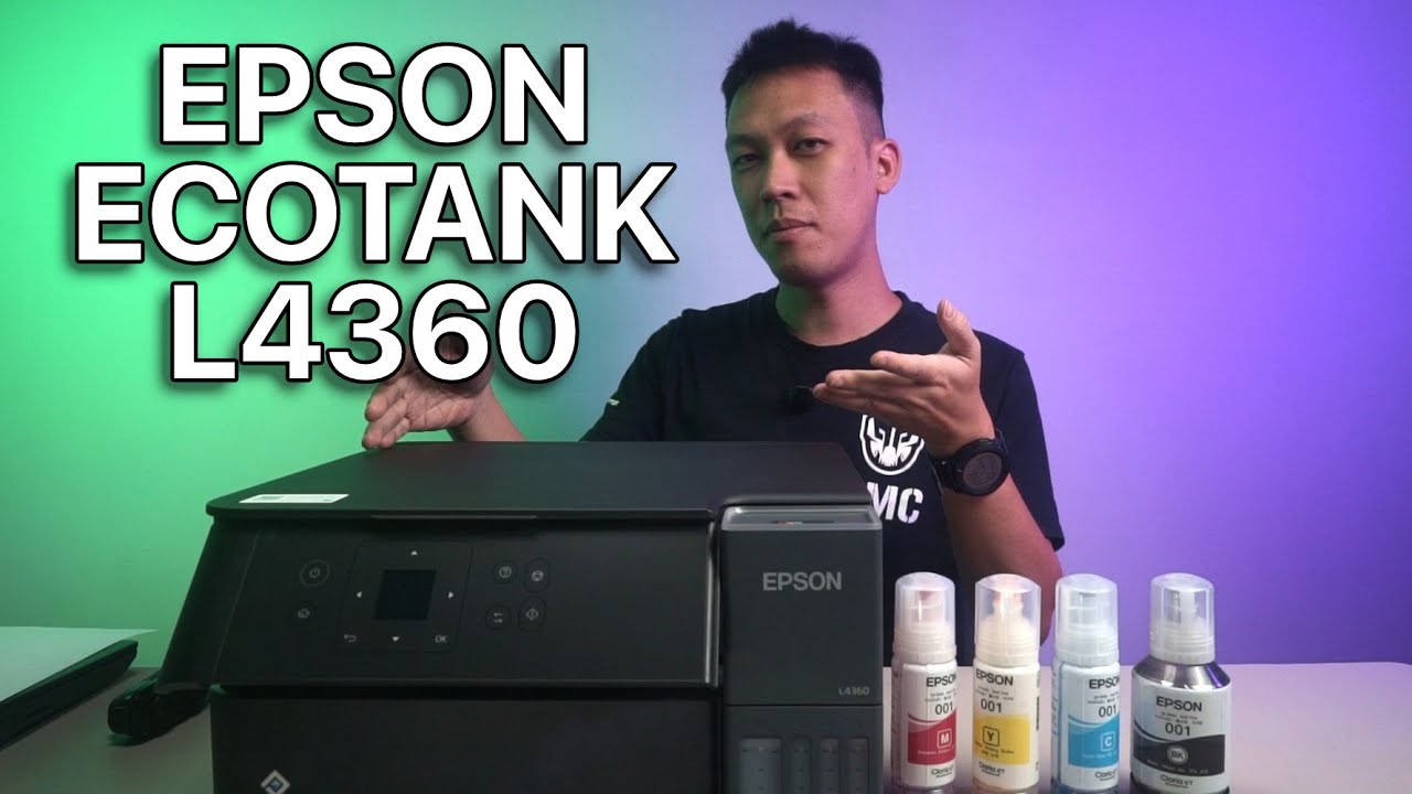 Попрощайтесь с чернильными картриджами 💸 Epson EcoTank L4360