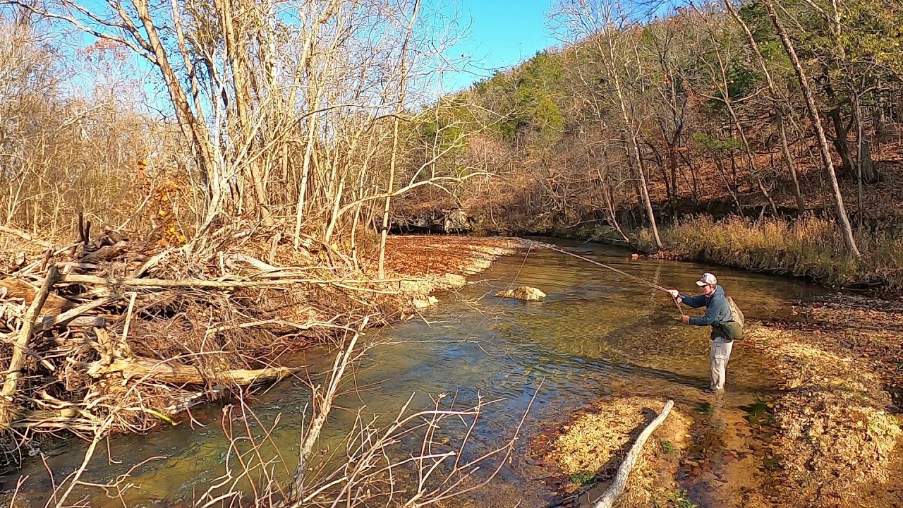 Fly Fishing 9 WILD TROUT STREAMS you've never heard of-Missouri Trout Slam (7streams in 4 days) Pt1