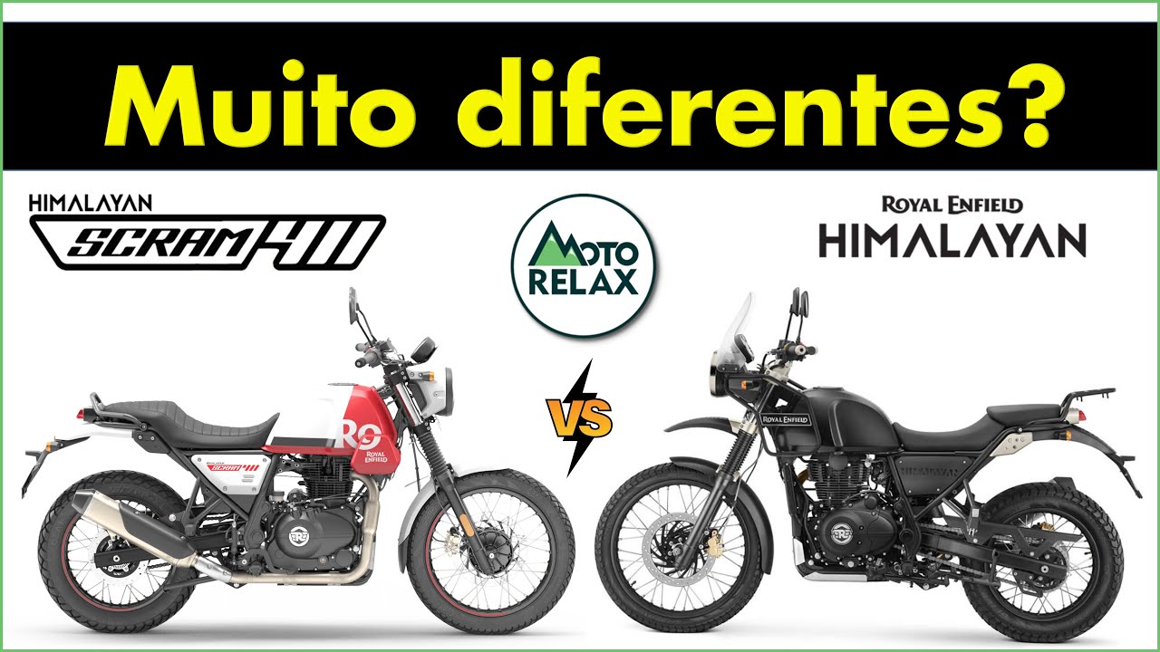Scram 411 ou Himalayan? MUITA DIFERENÇA? Descubra TUDO o que mudou!