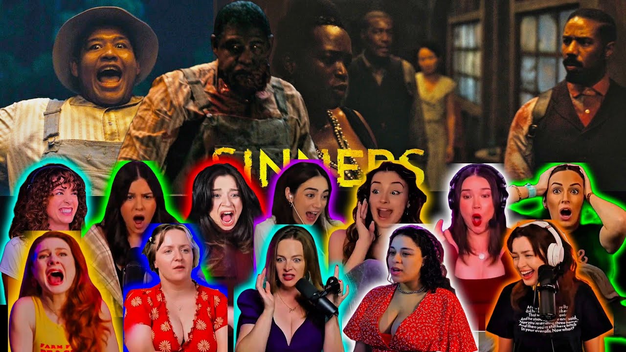 Women React To VAMPIRE CORNBREAD TRY TO GET IN | Sinners Movie Reaction Compilation 