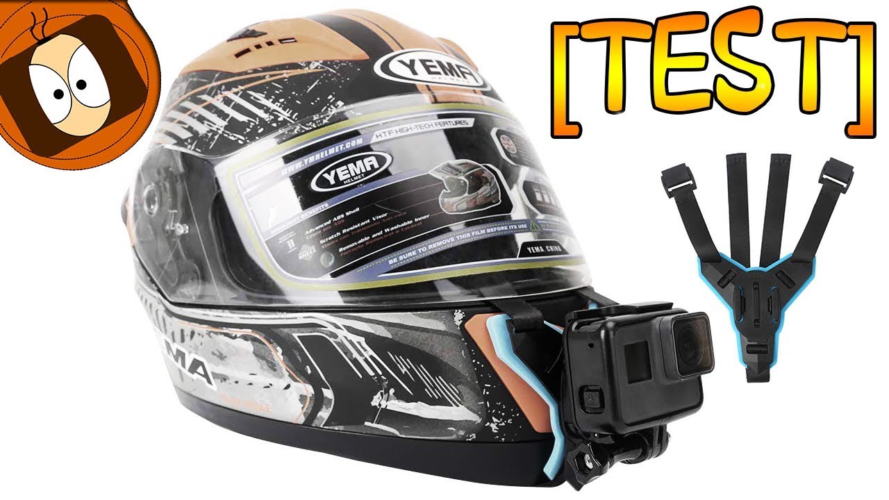 [TEST] SUPPORT CASQUE MOTO AVANT POUR GOPRO + KIT !
