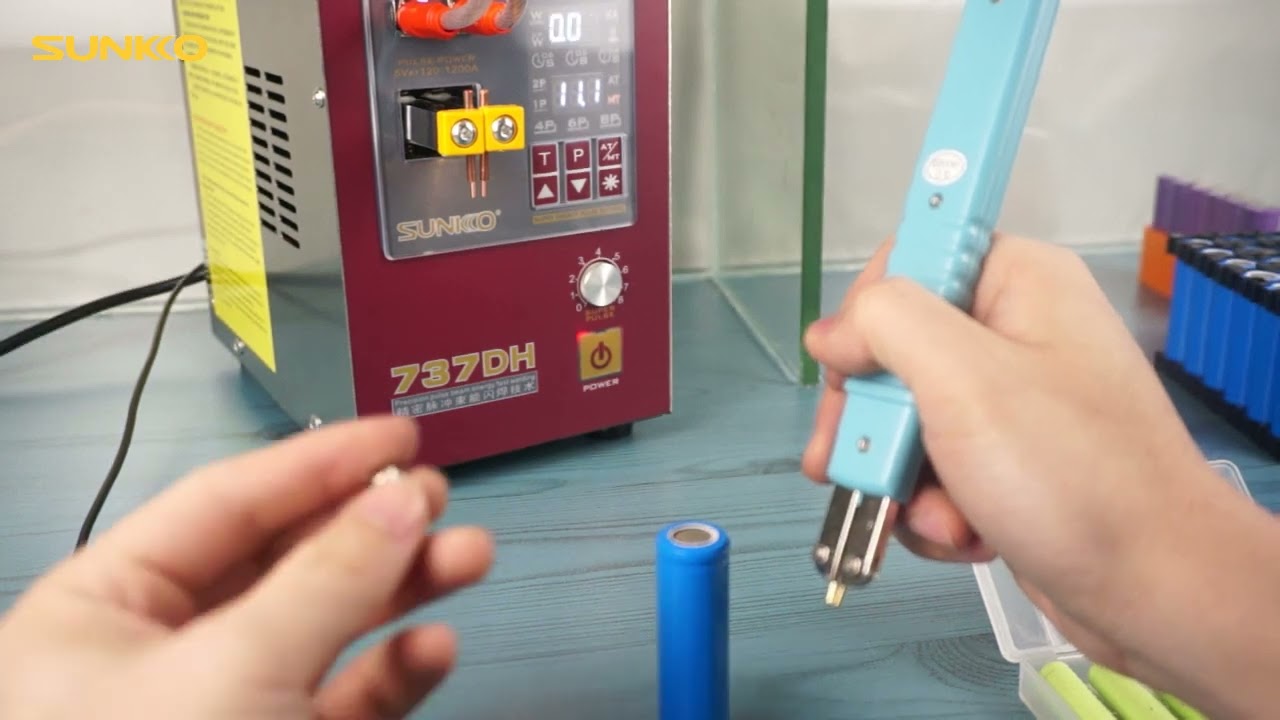 SUNKKO 737DH Automatic Induction Battery Spot Welding Machine For 18650 Batterie 4.3KW High Power