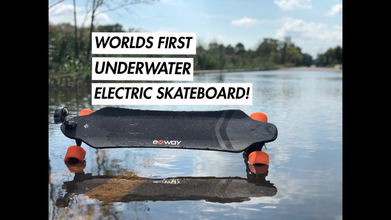 WORLDS FIRST UNDERWATER ELECTRIC SKATEBOARD!