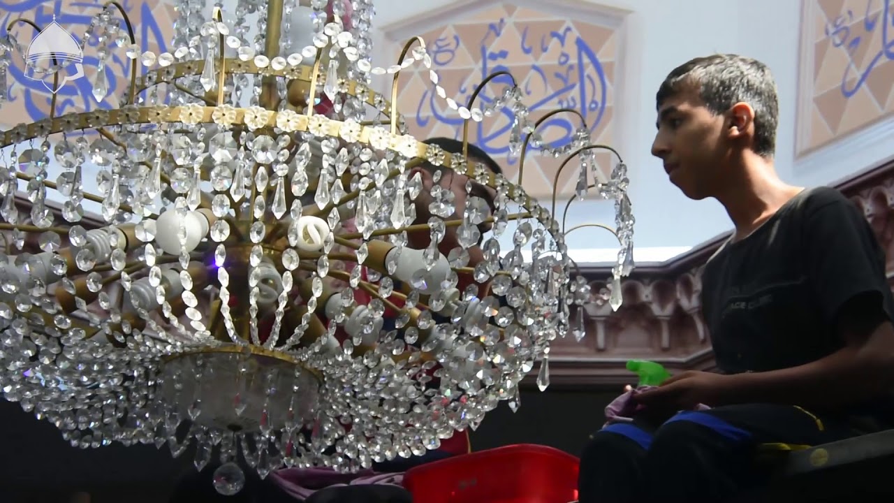 مراسم تركيب السواد في قرية السنابس الشرقية لإستقبال عاشوراء الحسين عليه السلام لعام 1439هـ