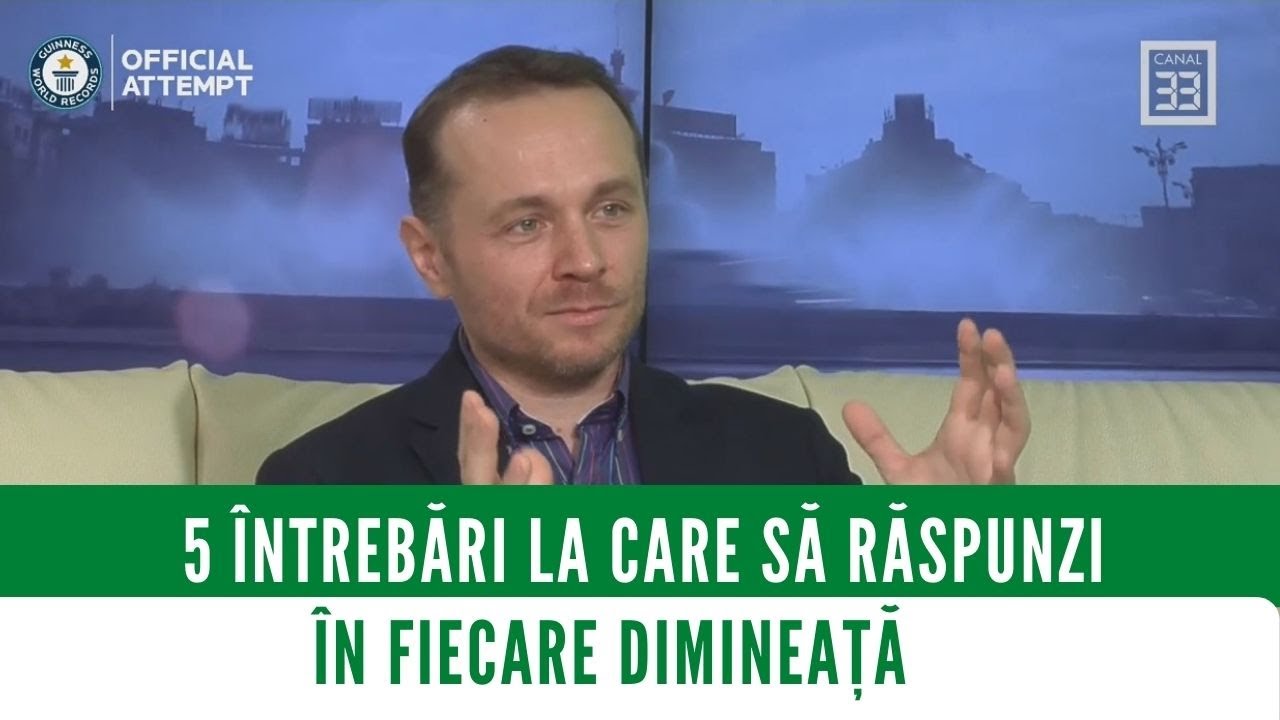 5 Întrebări La Care Să Răspunzi În Fiecare Dimineață