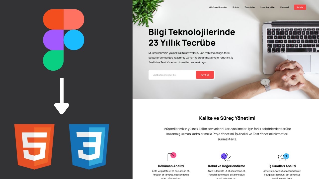 Convert Figma Design to HTML & CSS Code 2025