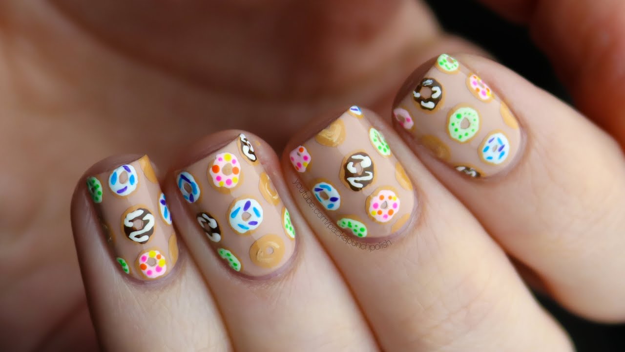 Donut Nail Art Tutorial