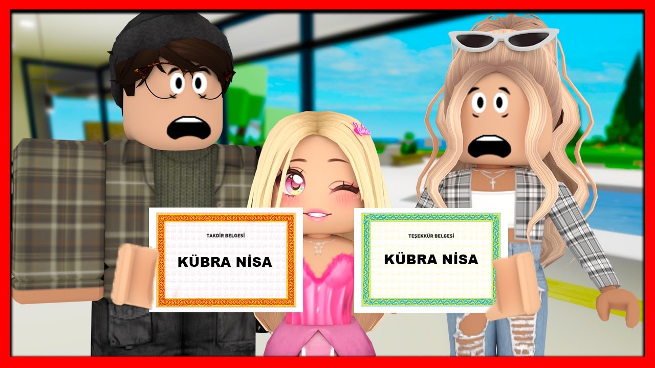 İKİ KARNE ALIP AİLEMİ ŞAŞIRTTIM 😂 ROBLOX BROOKHAVEN RP | KÜBRA NİSA
