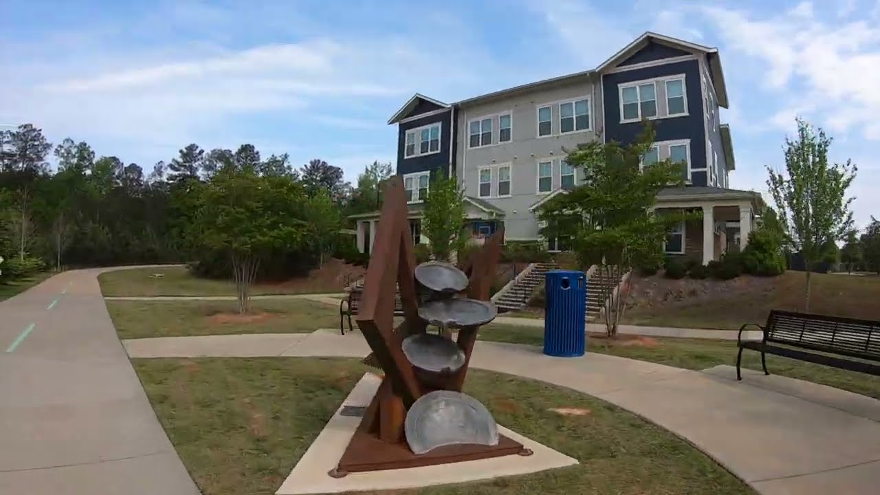 Morning Onewheel Ride on the LINC from Newnan Xing Blvd, to Summergrove and CJ Smith Park