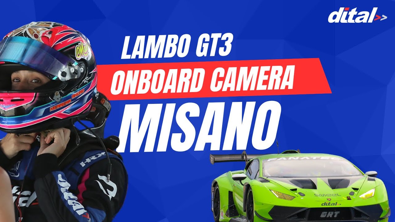 Mairu Herrera GT3 Onboard Lamborghini Huracan - Misano World Circuit