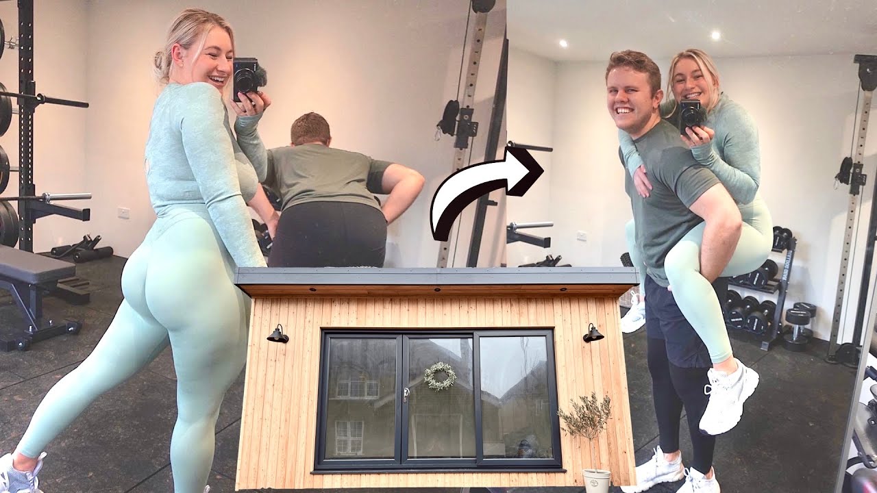 HOME GYM REVEAL, HEALTH UPDATES + DECLUTTER | James and Carys