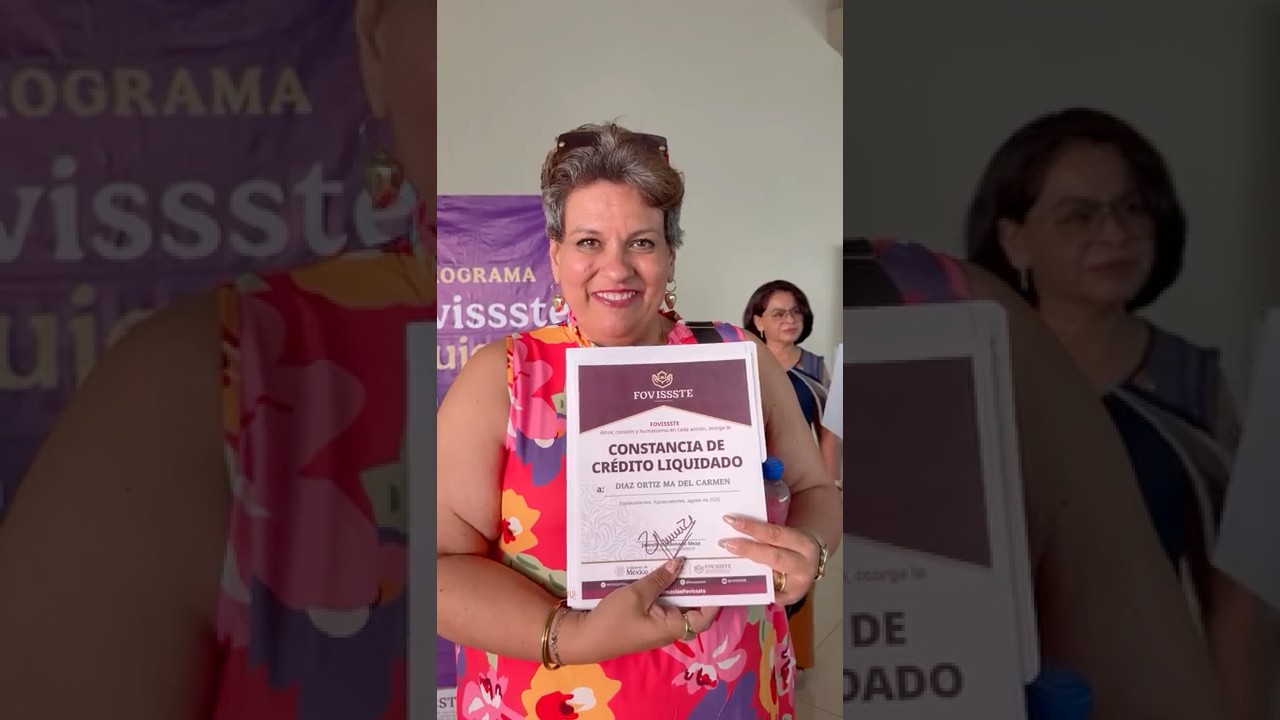 &iexcl;Conoce la historia de Mar&iacute;a del Carmen! 🏡✨ #fovissste #ProgramadeJusticiaSocial