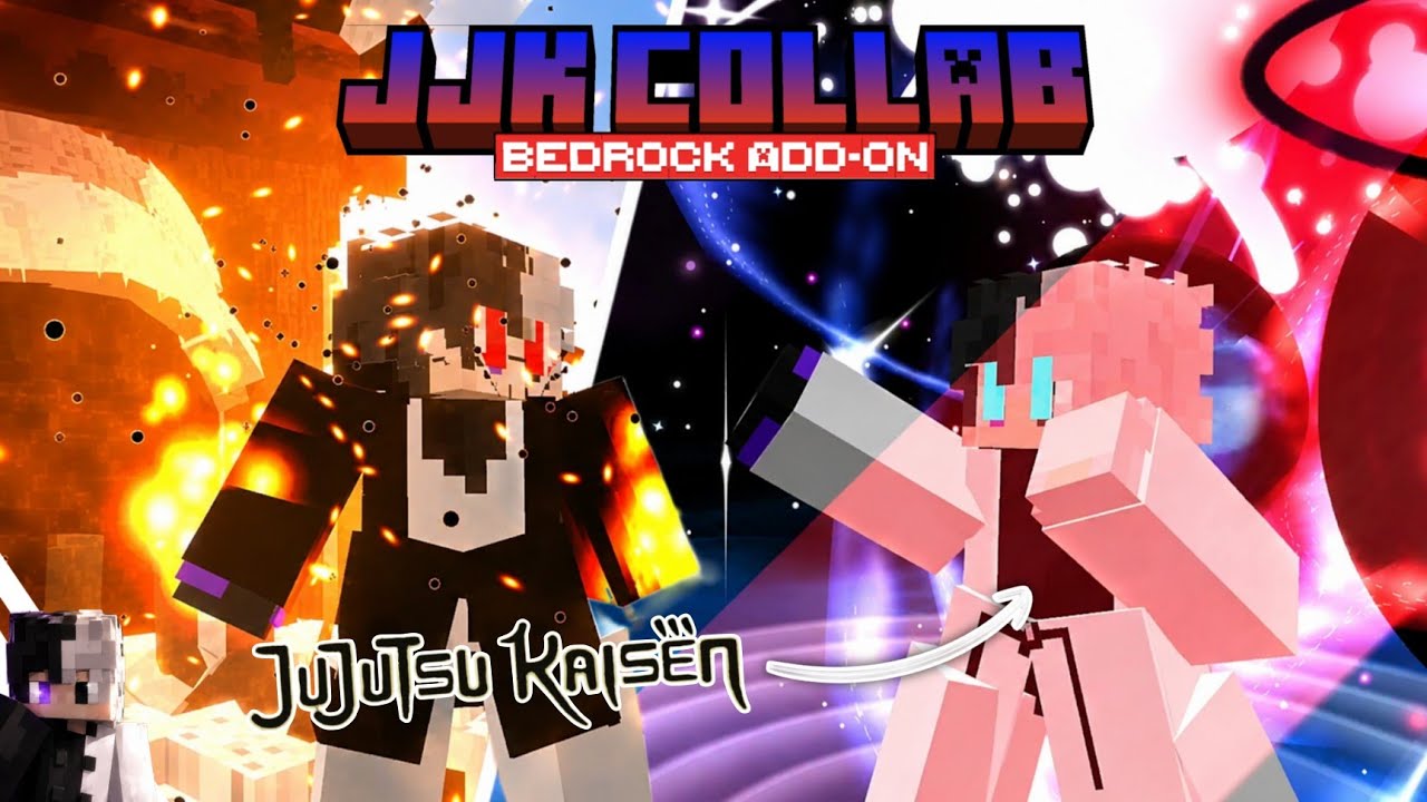 Jujutsu Kaisen Addon Mcpe 1.26+ | Jujutsu Collaboration Addon Showcase | Minecraft Bedrock