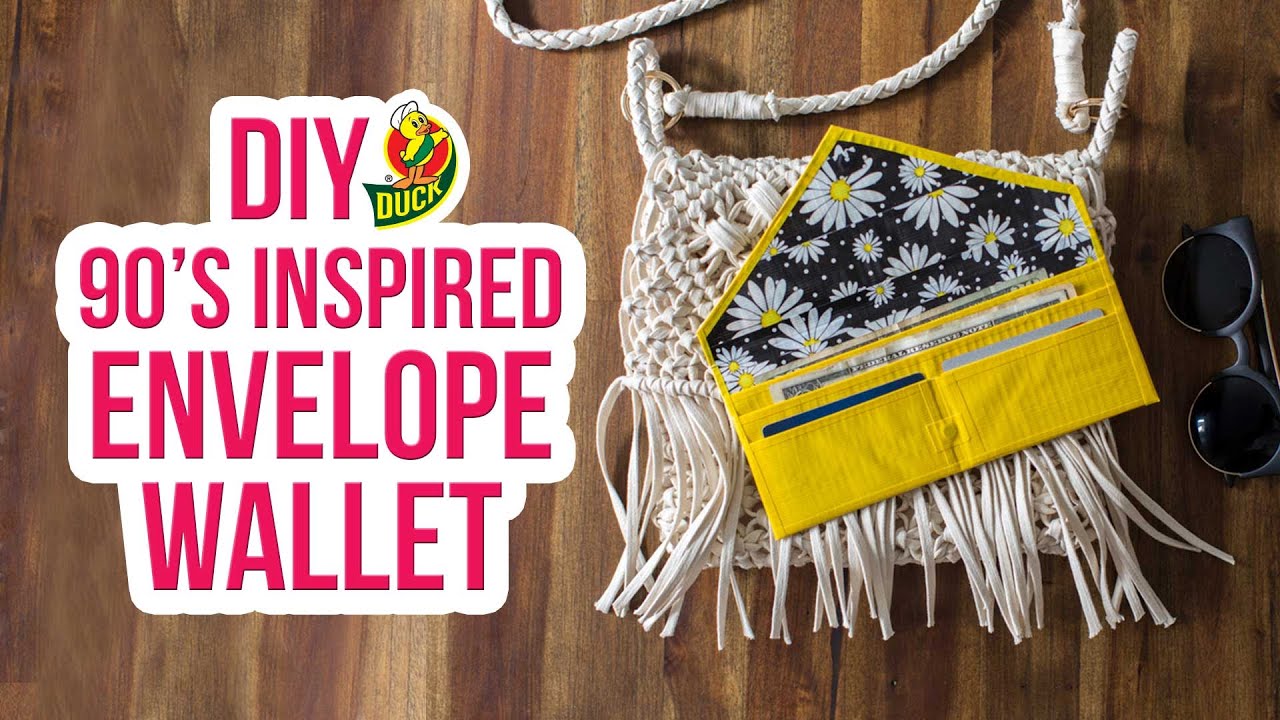 How to Craft a Duck Tape® 90's Inspired Envelope Wallet