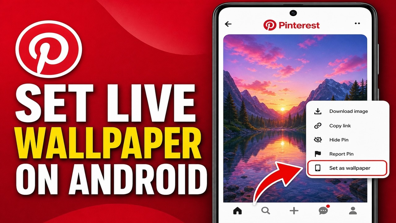 How To Set Live Wallpaper On Android From Pinterest (FULL GUIDE)