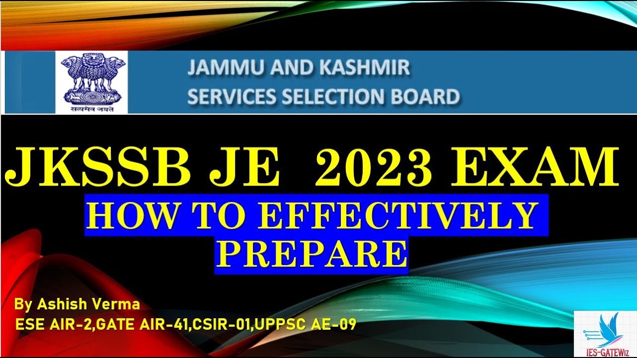 JKSSB JE Civil PWD 2023 Exam|How to Effectively Prepare|Subjectwise Analysis 2021 Paper|Do's & Don't