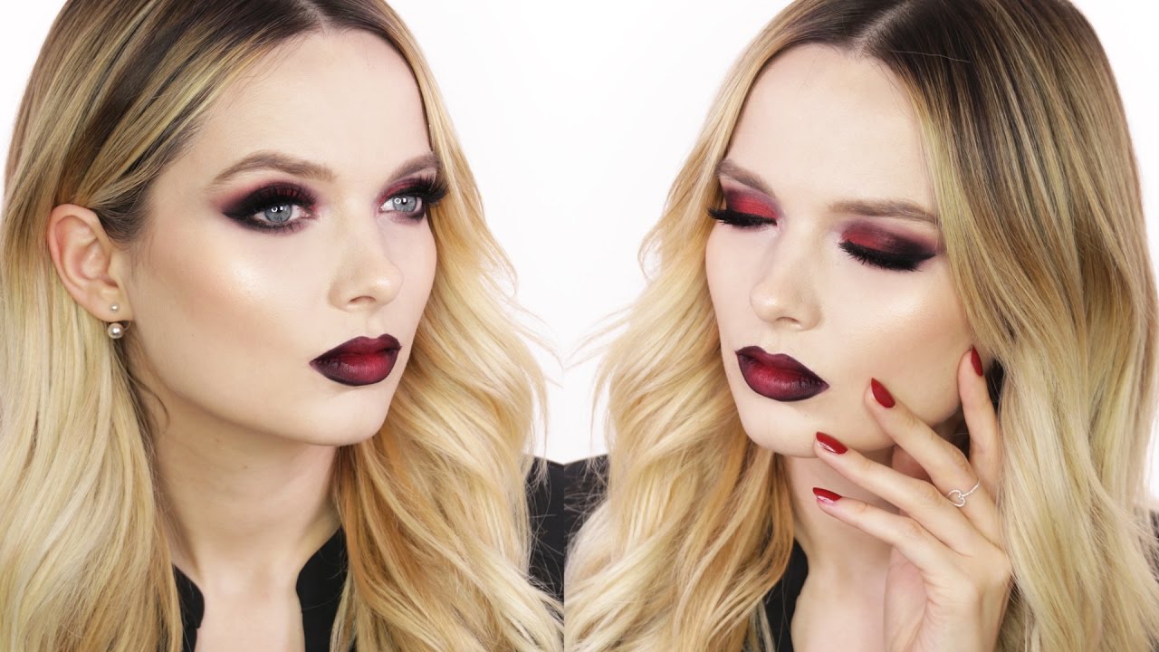 Easy Halloween Glam Makeup Tutorial // MyPaleSkin /ad