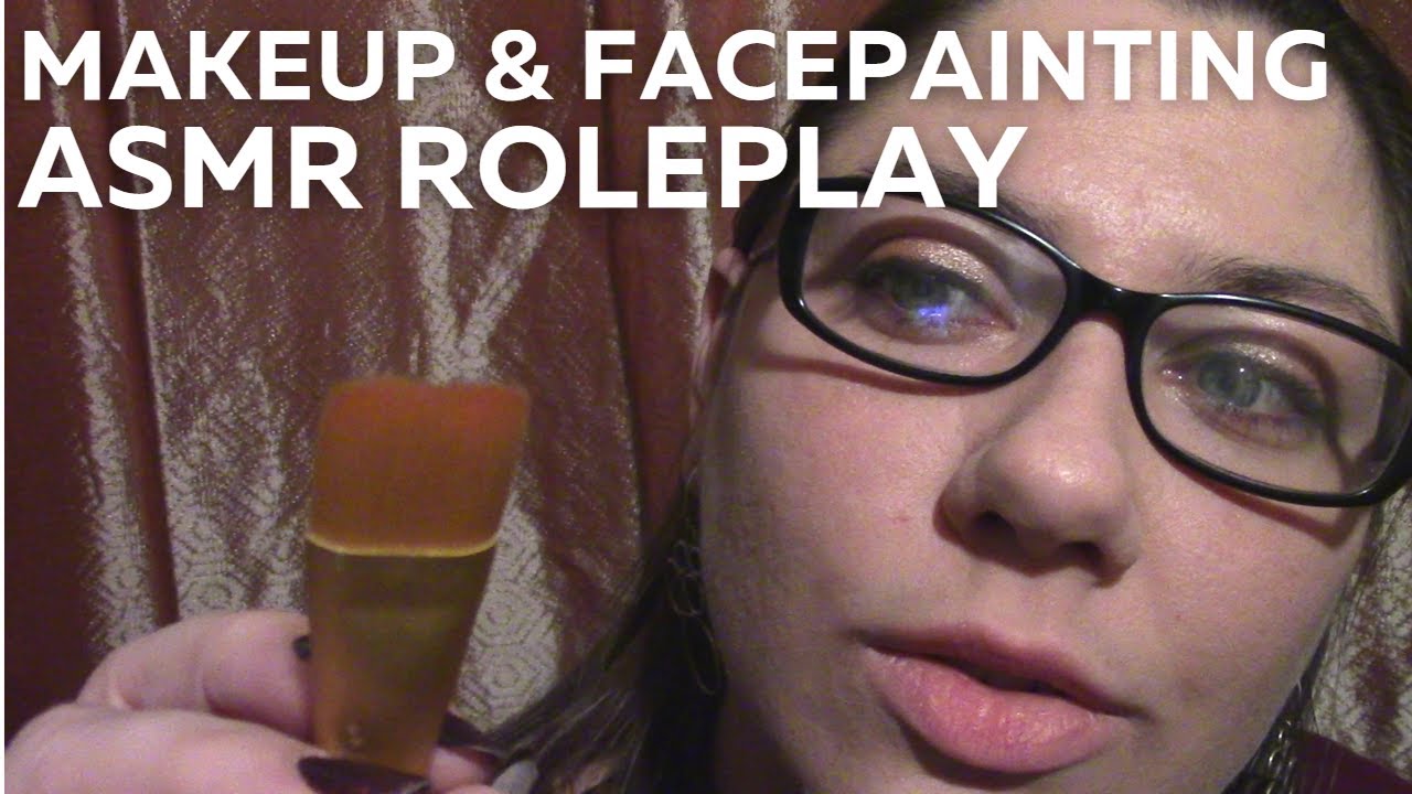 Soft Spoken ASMR Roleplay - Doing your Makeup and Face Painting for a Halloween Costume Party