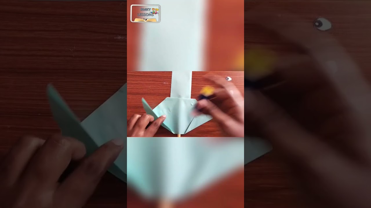 DIY /ORIGAMI/ Paper craft/ elephant moving trunk craft