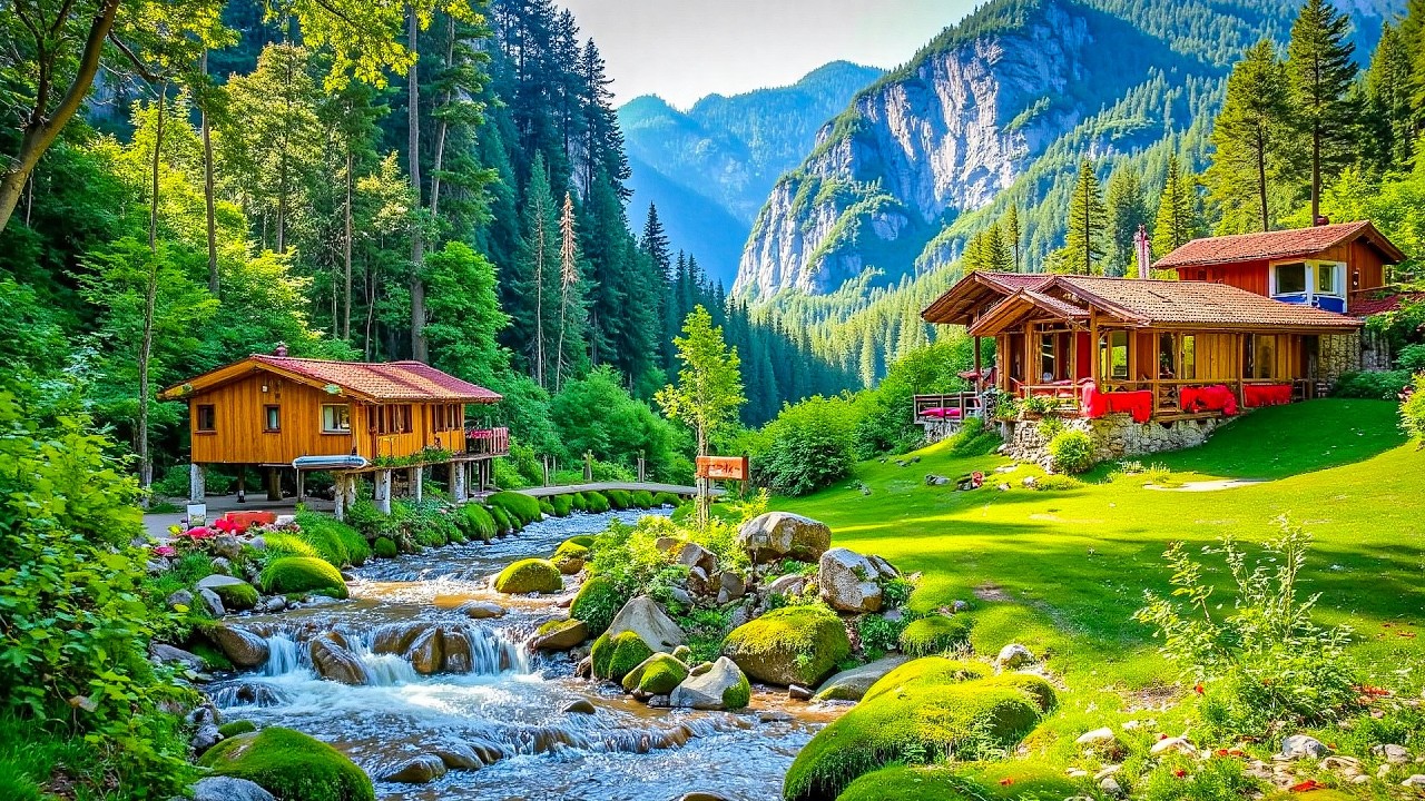 Целебная музыка помогает снизить стресс 🌿 Расслабляющая фортепианная музыка и звуки природы
