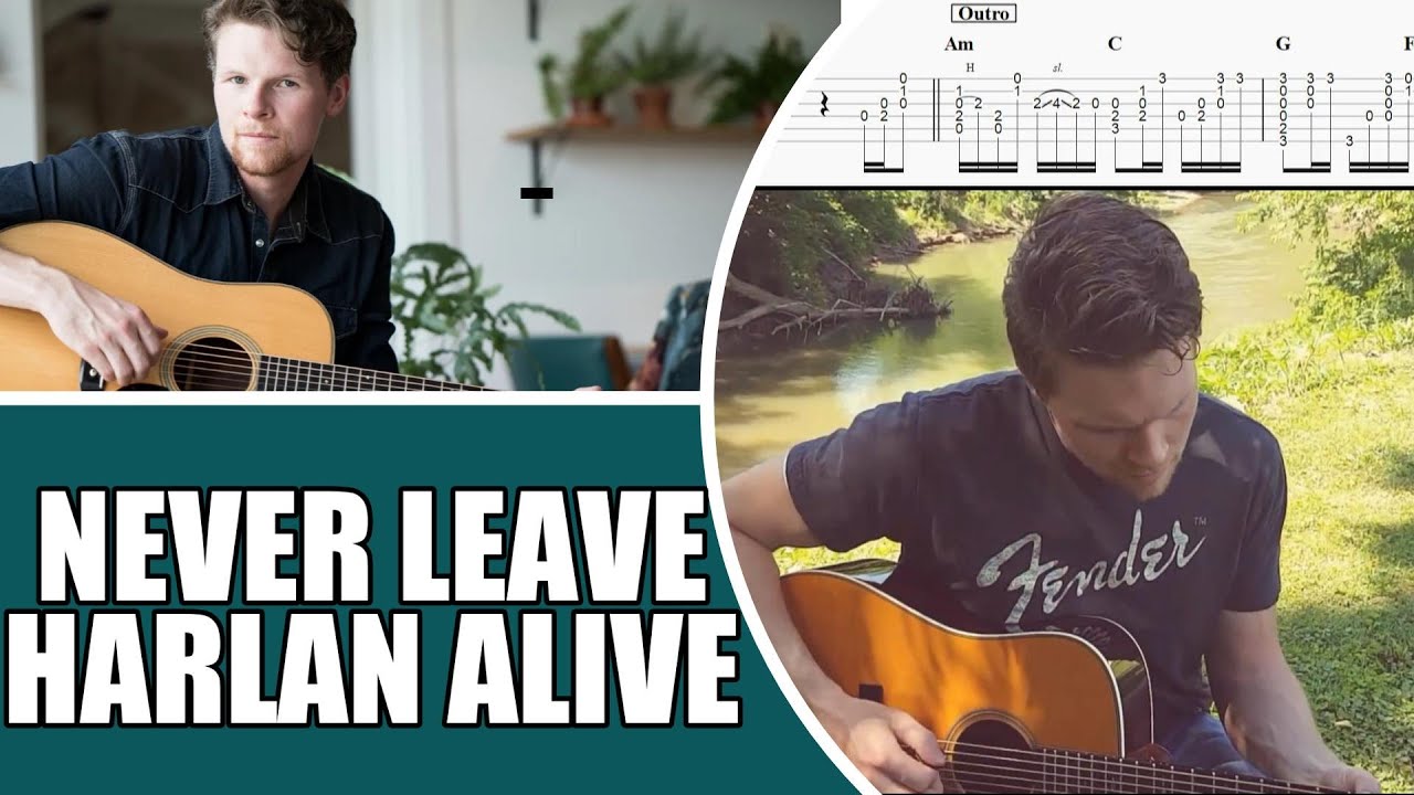 Never Leave Harlan Alive - Josh Martin Covers Darrell Scotts | Guitar Transcription