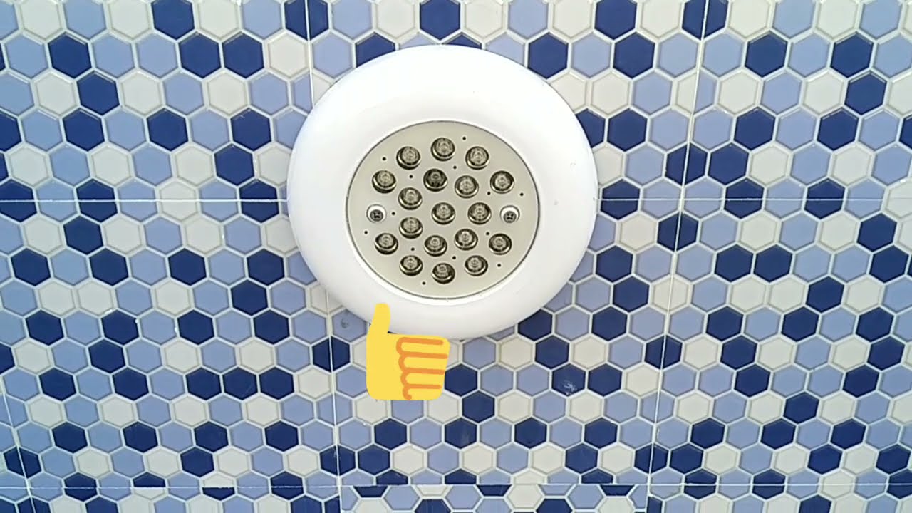 آموزش نصب چراغ استخری روکار