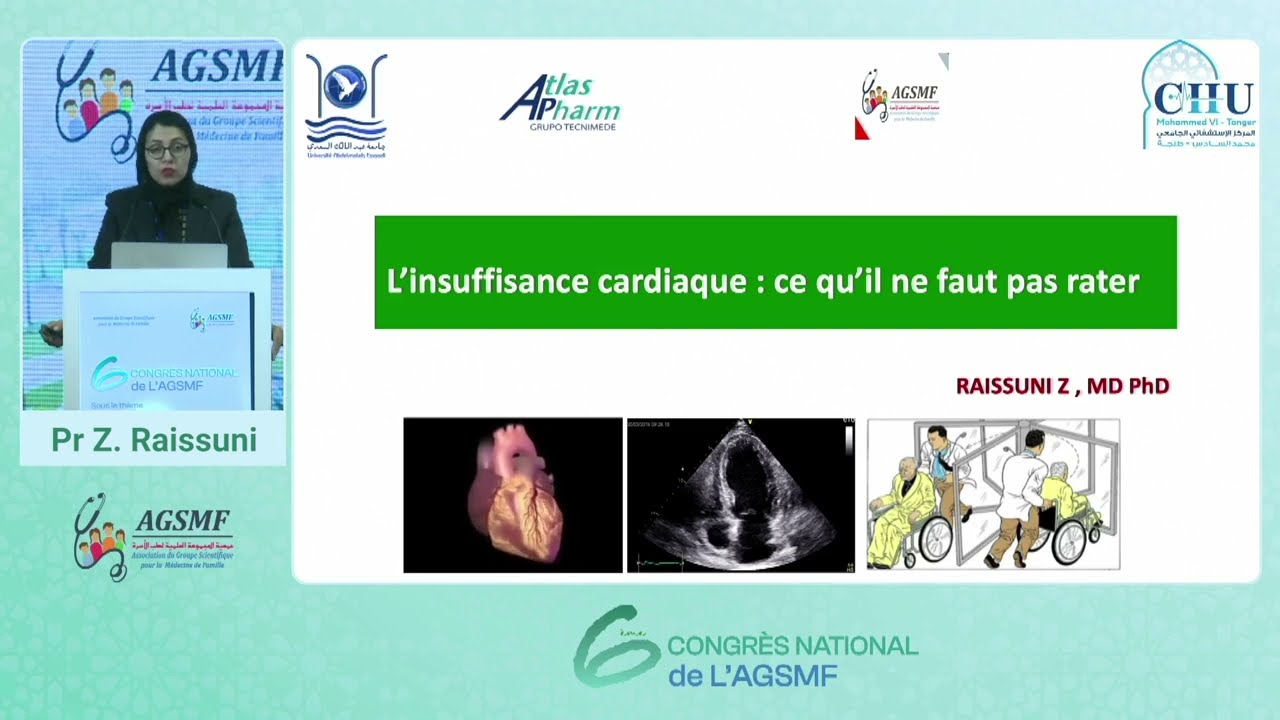 L’insuffisance cardiaque ce qu’il ne faut pas rater Pr  Z  Raissouni