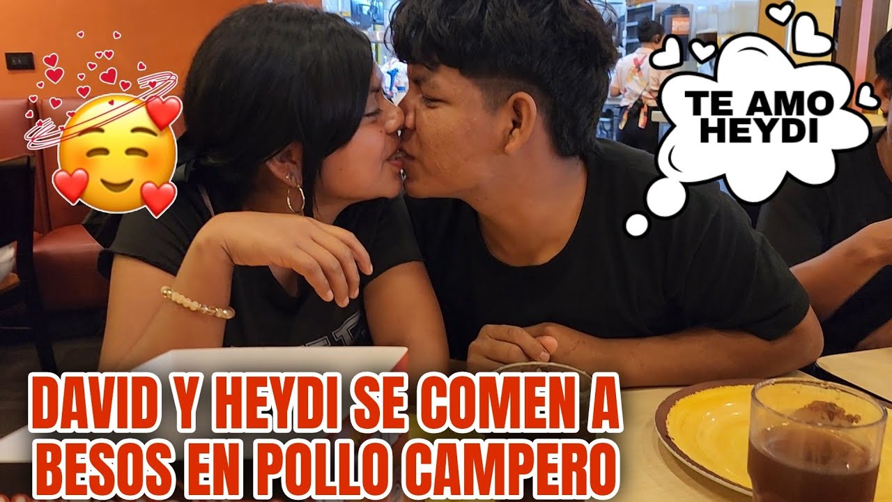 David De La Felicidad Que HEYDI Volvió Con El La Llevó A POLLO CAMPERO😱🍗
