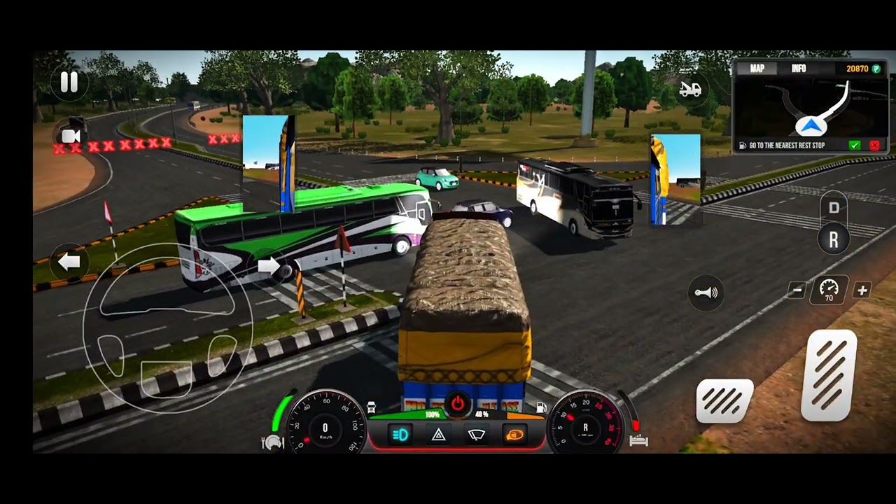 CRASHED IN INDIAN TRUCK MASTER GAME #6