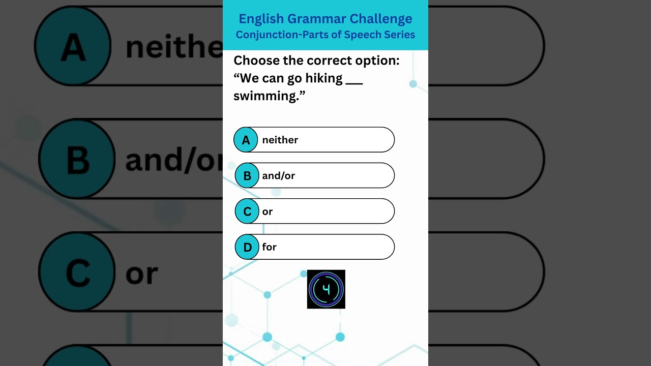 Q8 Conjunction Mastery: Can You Ace This Tricky Grammar MCQs? 🤔✏️