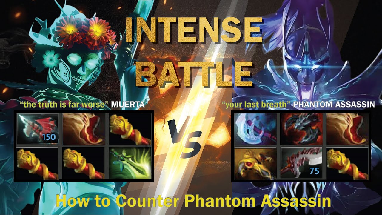 Dota2 | How to beat PA with MUERTA ?? 75% WIN RATE + Best Build + Dota 2 Guide