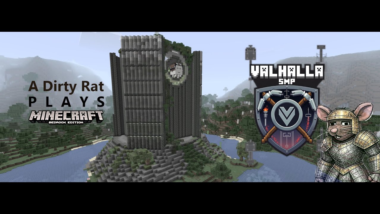 Valhalla Realm, Base Building, Minecraft Bedrock Live Stream