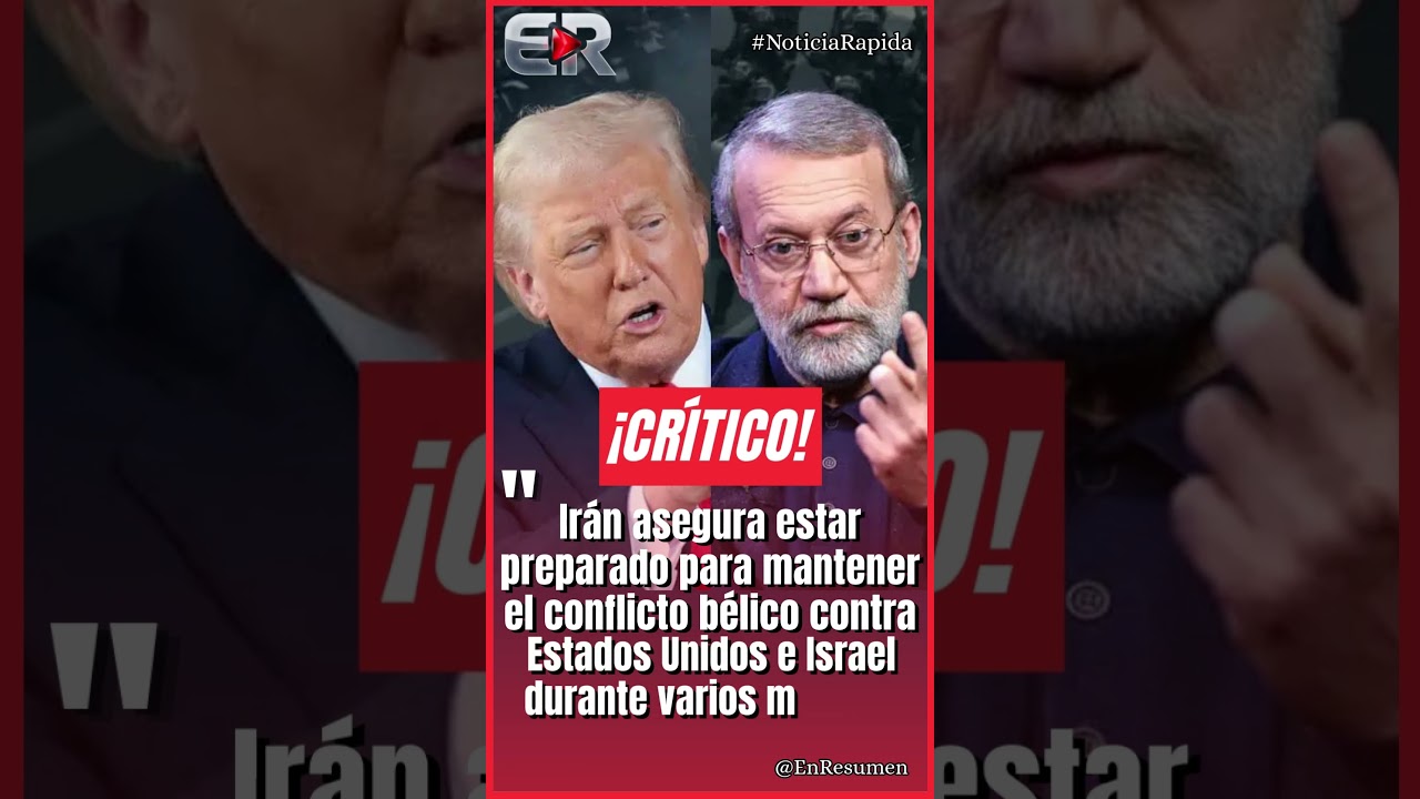 &iexcl;GUERRA LARGA! IR&Aacute;N desaf&iacute;a a TRUMP y promete RESISTIR durante MESES #Ultimahora #shorts