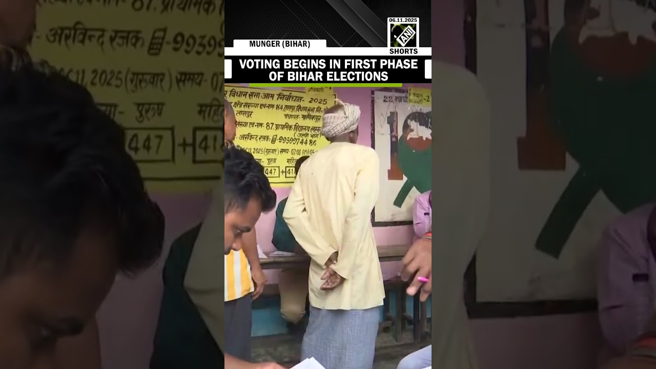 Voting begins in first phase as voters queue up at polling booths in Tarapur Constituency