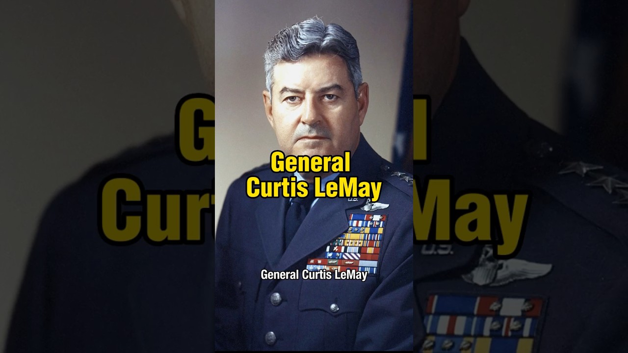 General CURTIS LEMAY: The Man who FIREBOMBED Japan #shorts #ww2 #militaryhistory