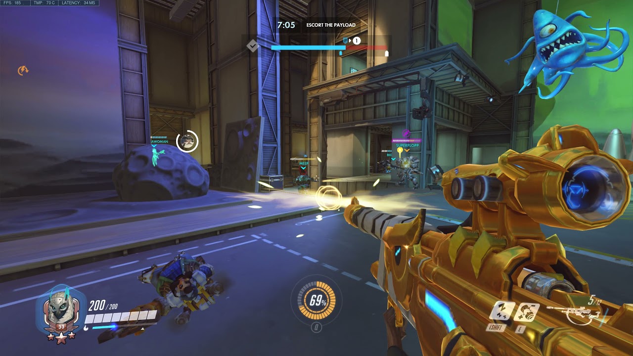 0;52 rare jump over shatter hollywood lol