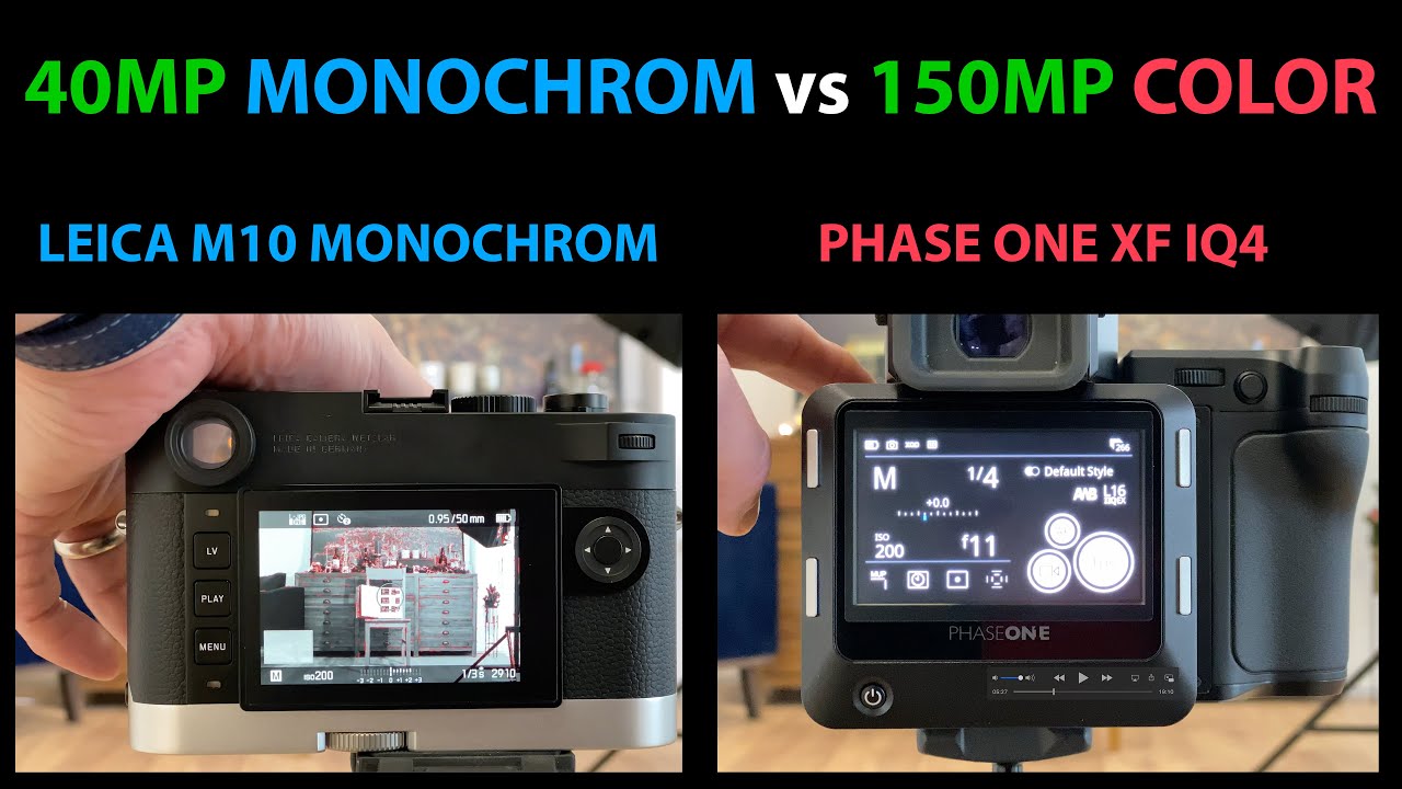SHARP as 120MP | LEICA M10 MONO vs 150MP PHASE ONE IQ4