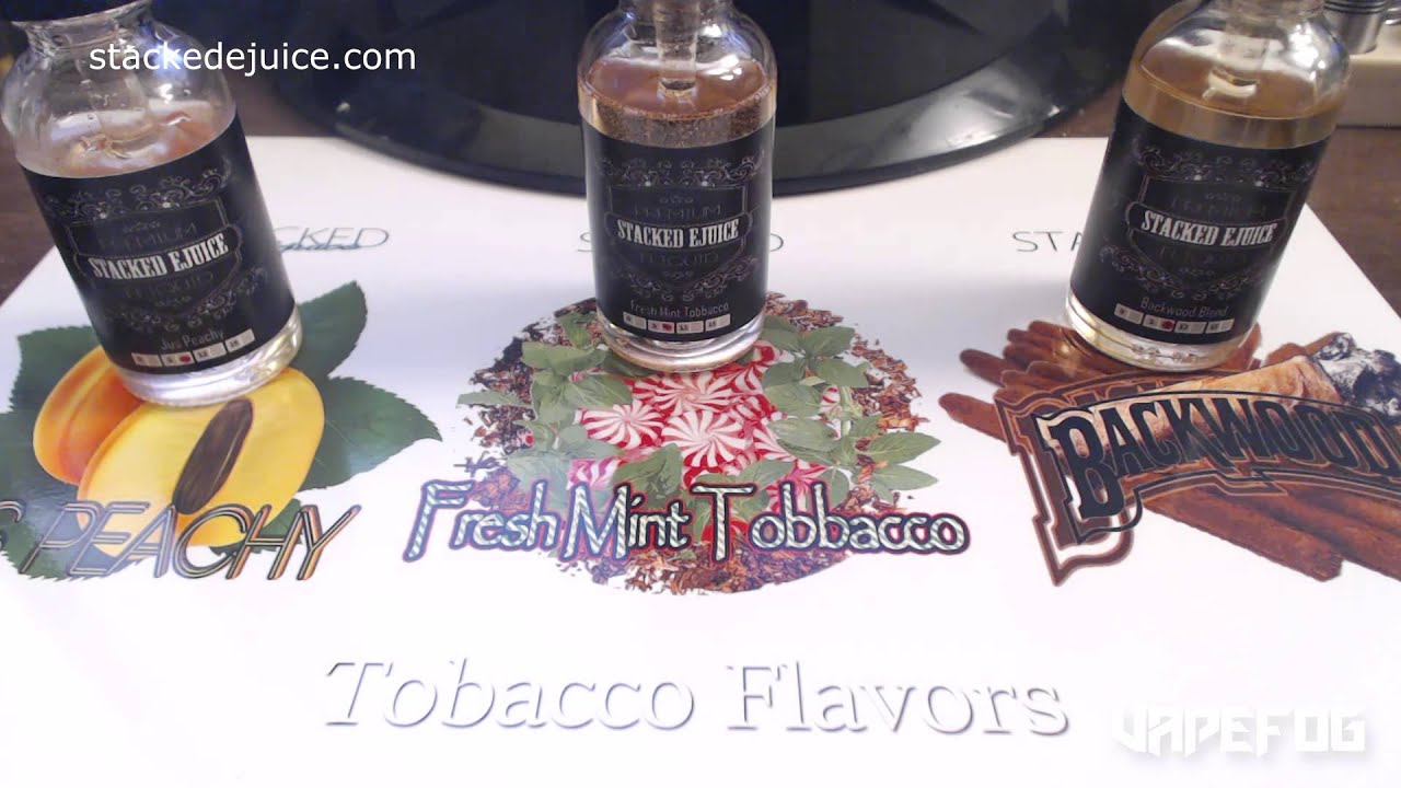 Stacked Ejuice - Tobacco Flavors Giveaway #1 | VAPEFOG