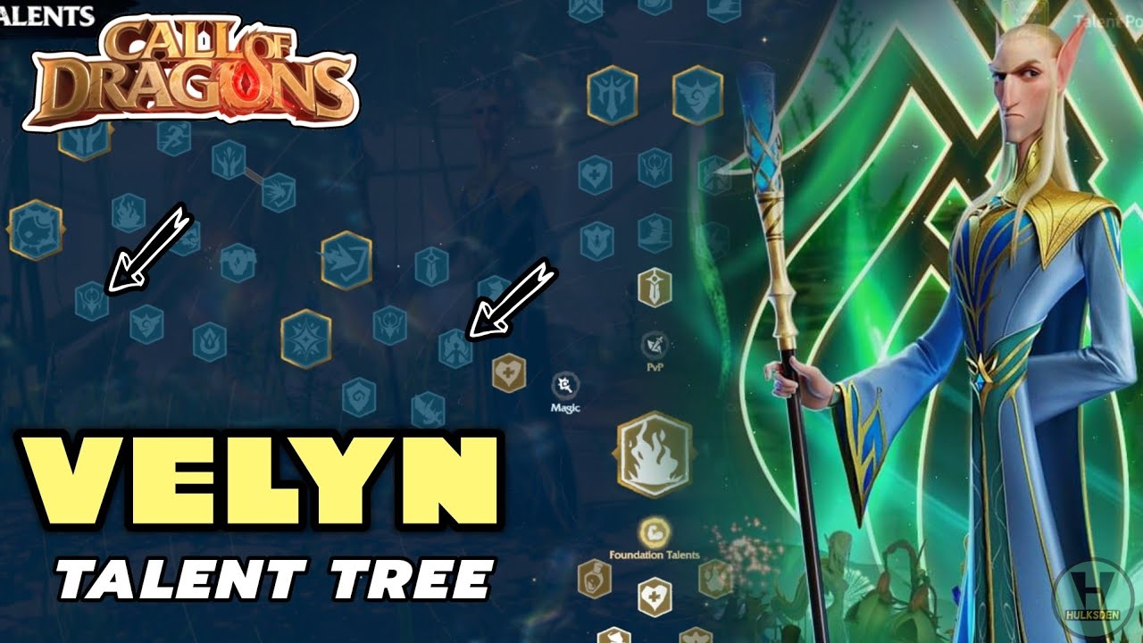 Call of dragons - VELYN talent tree Guide | Tips & Tricks