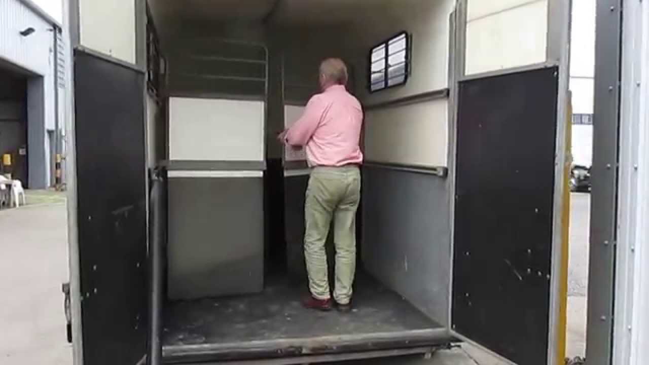 Used Fautras Oblic2 two stalled Horse Trailer available from JSW