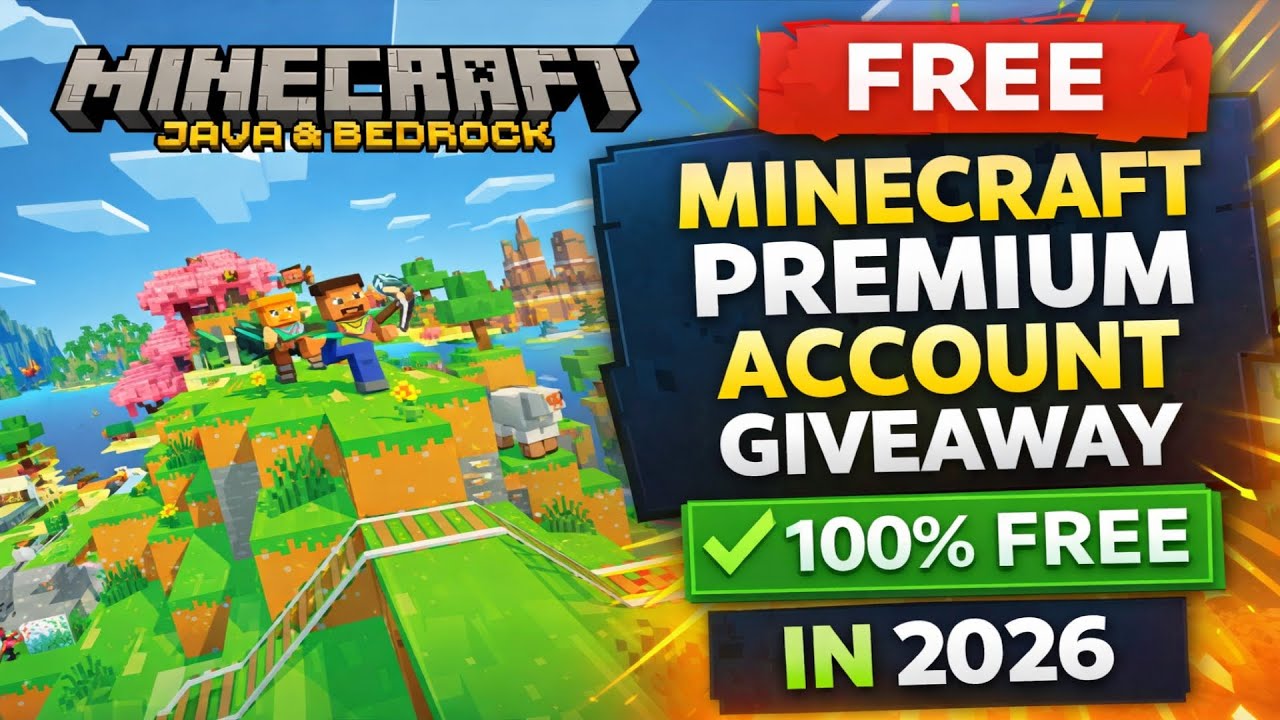 How To Get a Free Minecraft Account For Free In 2026!